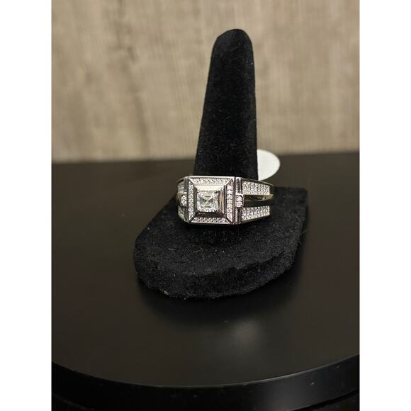 Moissanite Other - Sz. 12 - 3ct Moissanite Stamped 925 Sterling Silver Men Ring
